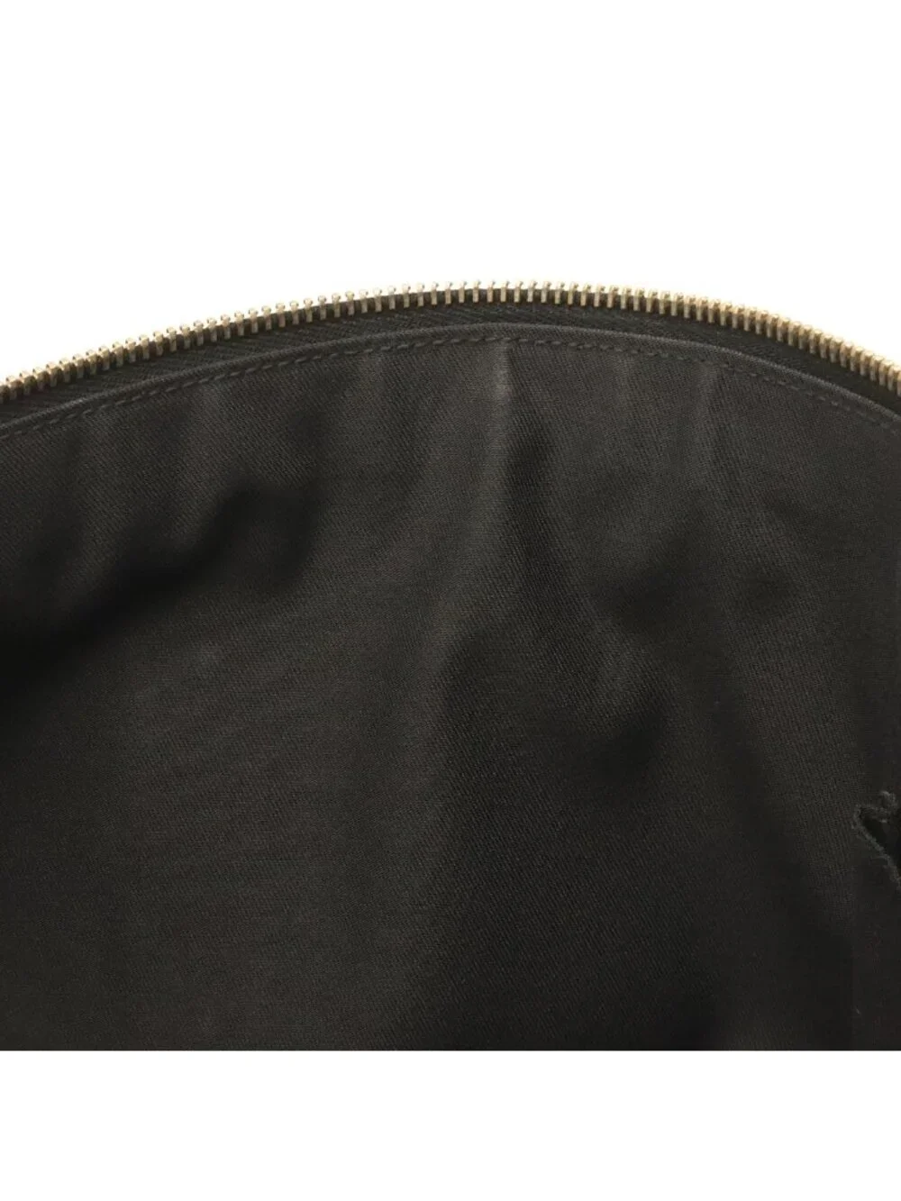 Gucci GG Canvas Abbey Shoulder Bag Tote Leather Black Gold